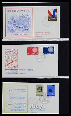 Lot 36342 Tromp FDC collection Pays-Bas 1968-1987