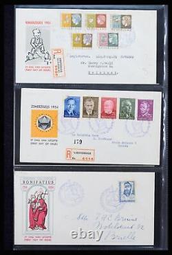 Lot 37264 Collection de FDC Pays-Bas 1950-1975