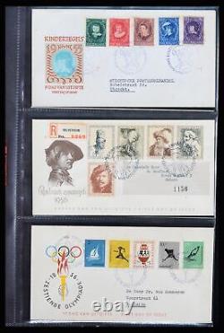 Lot 37264 Collection de FDC Pays-Bas 1950-1975