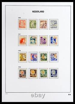 Lot 37792 Collection complète de timbres néerlandais syncopés 1925-1933 sur pages