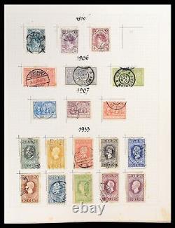 Lot 37868 Collection de timbres MH / utilisée Pays-Bas et territoires 1864-1950