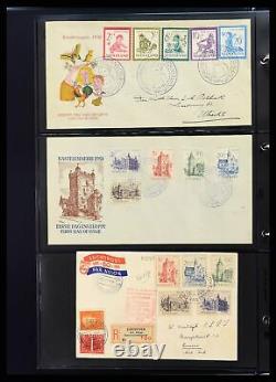 Lot 37992 Collection presque complète de FDC des Pays-Bas 1950-1973