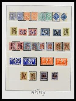 Lot 37997 MH / collection de timbres utilisés Pays-Bas 1852-1966 dans un album de luxe Lindner