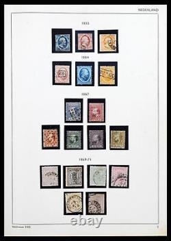 Lot 38576 collection de timbres MNH/MH/oblitérés Pays-Bas et territoires 1852-1964