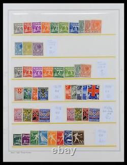 Lot 38796 Collection de timbres principalement MNH Pays-Bas 1894-1980 dans un album Marini