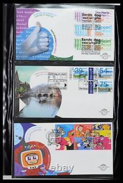 Lot 38994 Collection complète de FDC Pays-Bas 2001-décembre 2023 en 5 albums