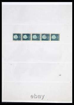 Lot 39603 Collection de timbres MNH Pays-Bas timbres en bobine 1945-2010 dans 2 albums de stockage