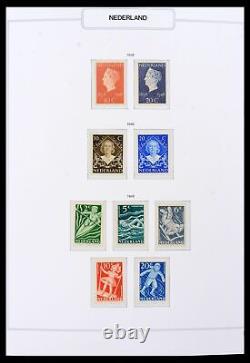 Lot 39771 Collection de timbres MNH Pays-Bas 1940-1987 dans un excellent album