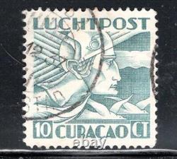 Lot de Timbres des Pays-Bas Curaçao Utilisés 893bc