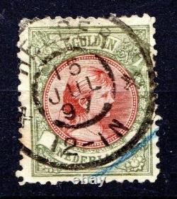 PAYS-BAS 1891- 1896 5 Gulden vert/rouge Reine Wilhelmina WM Aucun P 11 RARE