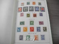 PAYS-BAS, Collection avancée de timbres montés/sertis dans un album Importa