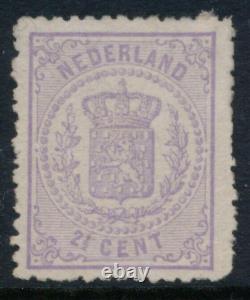 Pays-Bas 1869 2½ C Violet Mi 18A (L14) Sc 22 Timbre Neuf Rare Valeur élevée
