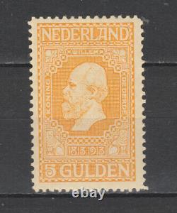 Pays-Bas 1913 NVPH 100 5 Florins Jaune non utilisé