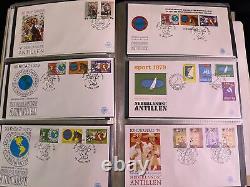 Pays-Bas 555 Album de timbres Davo Binder 1960-1983 MNH Lot de premiers jours de couverture