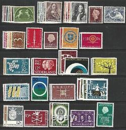 Pays-Bas - Collection de timbres - (117) Séries + (8) Feuillets Souvenir - 1944-85 - Neuf