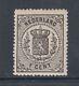 Pays-bas Sc 18 Mlh. 1869 1c Noir Armoiries, Tb