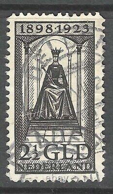 Pays-bas 1923 25e Anniversaire De L'adhésion De La Reine 2 1/2g Sg 268 Utilisé
