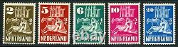 Pays-bas 1950 Sg. 720-724 U/m