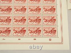 Plus de 9000 timbres néerlandais MNH Pays-Bas Lot de feuilles complètes 1943 1944 Sc# 245-260