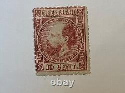 Roi des Pays-Bas Guillaume III 1867-1868 10 Cent néerlandais (MNG)