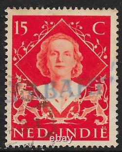 Timbres des Indes néerlandaises LongCANC KALABAHI sur NVPH 349 RARE