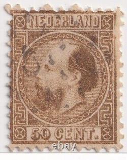 Timbres des Pays-Bas - 1867 - Roi Guillaume III - Collection utilisée