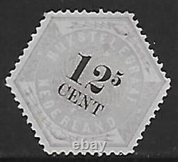 Timbres des Pays-Bas 1877 NVPH Télégramme TG4 timbre UNG VF / VALEUR CATALOGUE 470 $