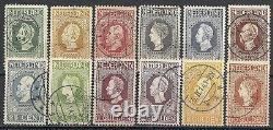 Timbres des Pays-Bas 1913 NVPH 90-101 CANC VF